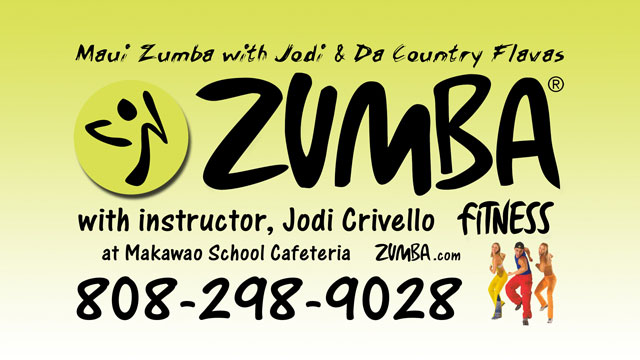 Zumba in Makawao Maui Hawaii